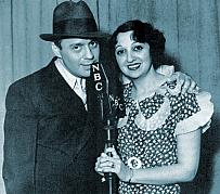 Jack Benny and his wife -  Mary Livingstone in an early portrait