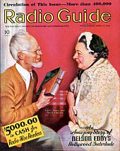 Uncle Ezra on the cover of -  "Radio Guide" April 25, 1936